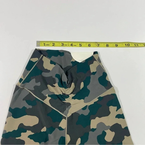 New Offline Aerie Hi Rise Flare Ruched Front Leggings Camouflage - Picture 8 of 10